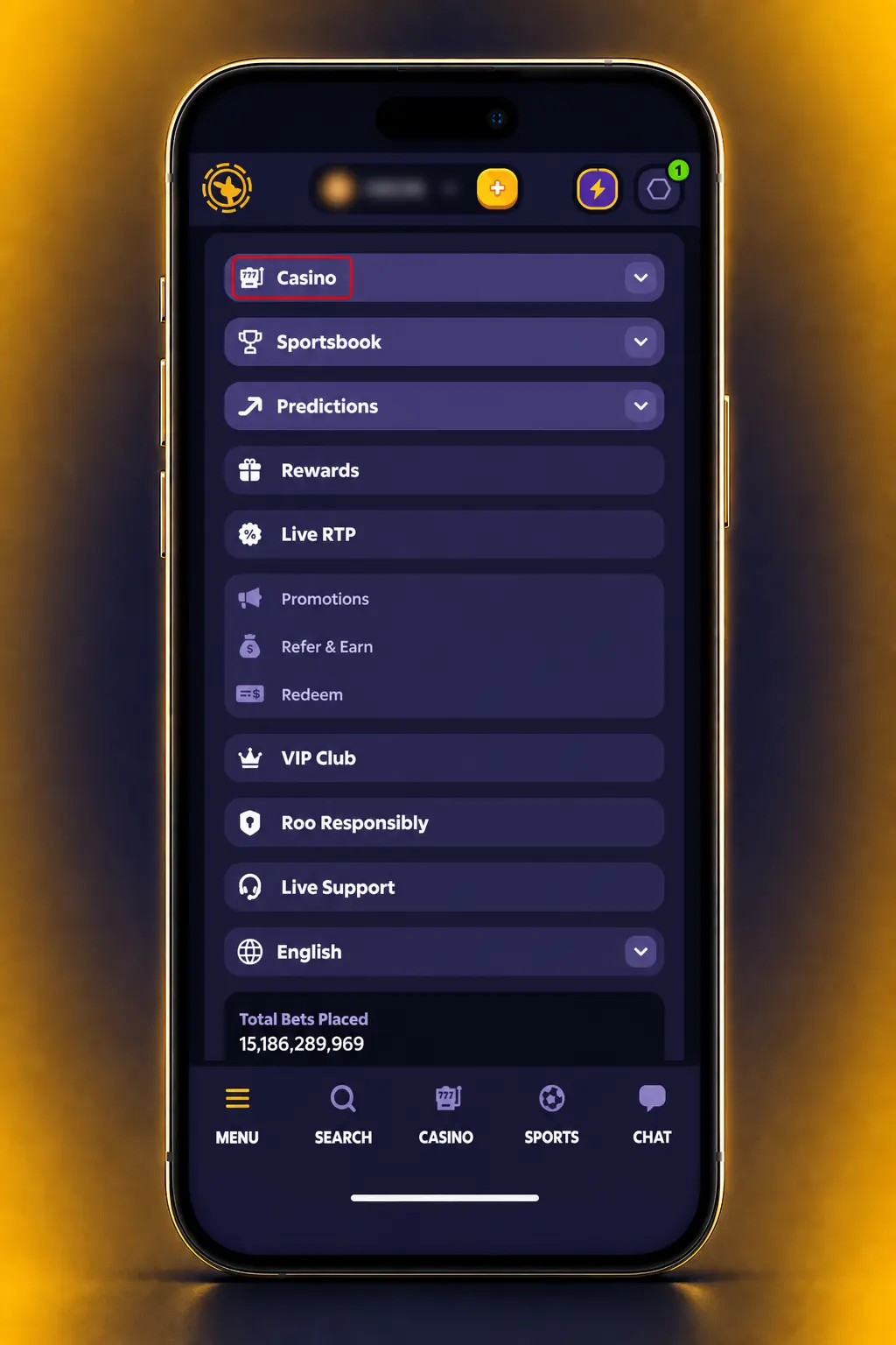 Step-by-step guide showing how to log in, deposit funds, select Slots, and launch a game on Roobet.