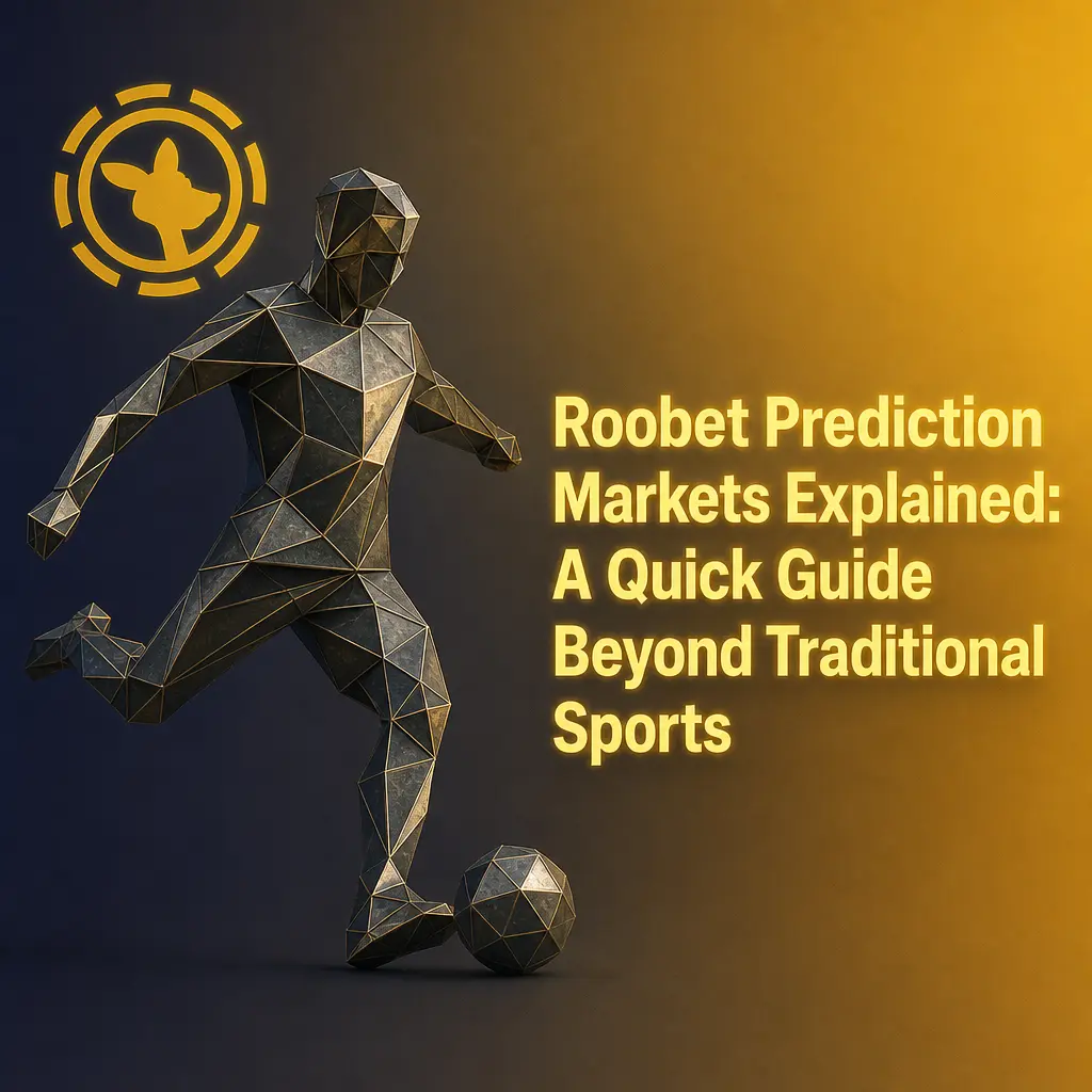 Roobet prediction markets guide showing how users forecast event outcomes beyond traditional sports betting odds